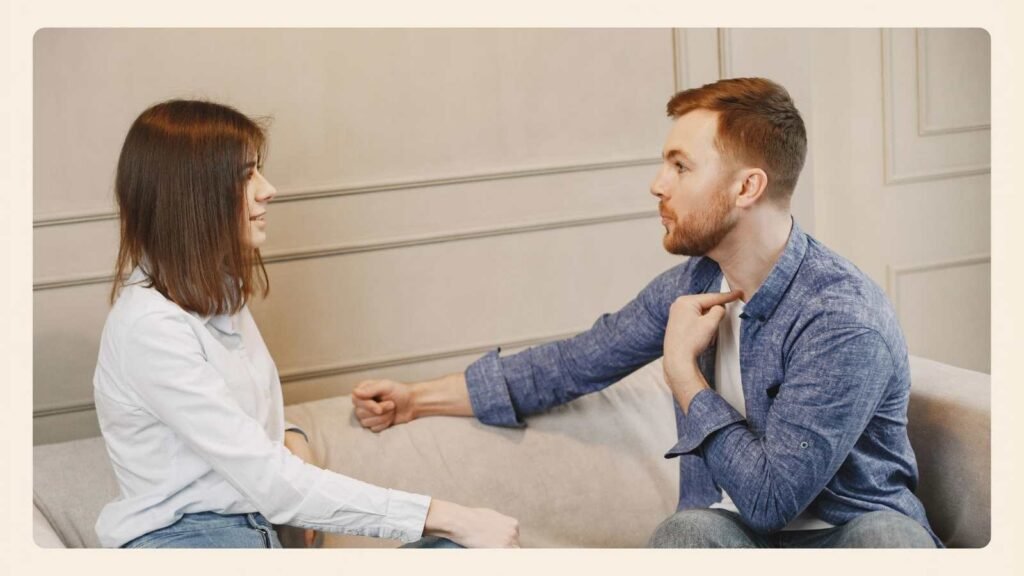 A composed woman preparing for an honest relationship conversation