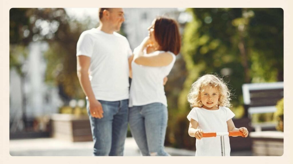 A calm image representing parallel parenting and emotional steadiness